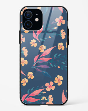 Midnight Daisies Glass Case Phone Cover (Apple)