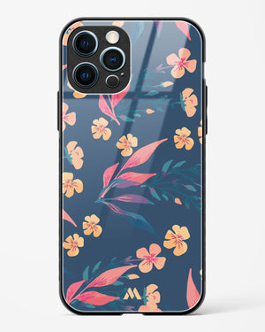 Midnight Daisies Glass Case Phone Cover (Apple)