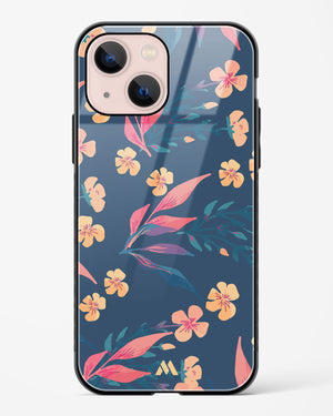 Midnight Daisies Glass Case Phone Cover (Apple)