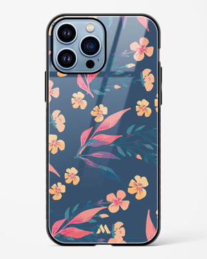 Midnight Daisies Glass Case Phone Cover (Apple)