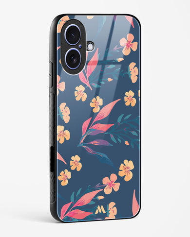 Midnight Daisies Glass Case Phone Cover (Apple)