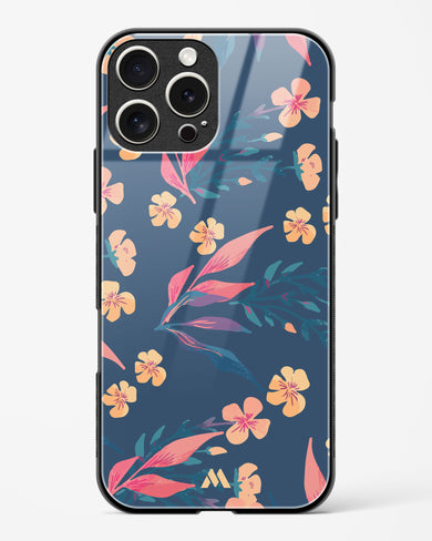 Midnight Daisies Glass Case Phone Cover (Apple)