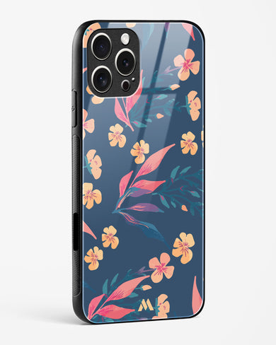 Midnight Daisies Glass Case Phone Cover (Apple)