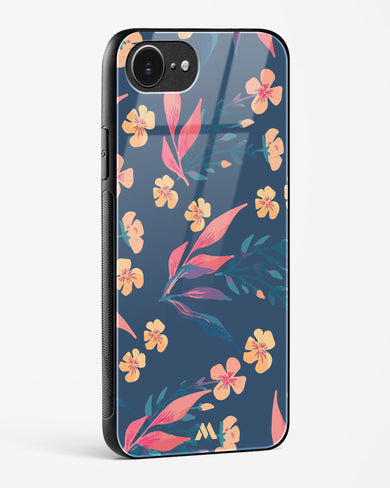 Midnight Daisies Glass Case Phone Cover (Apple)