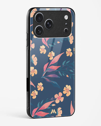 Midnight Daisies Glass Case Phone Cover (Apple)