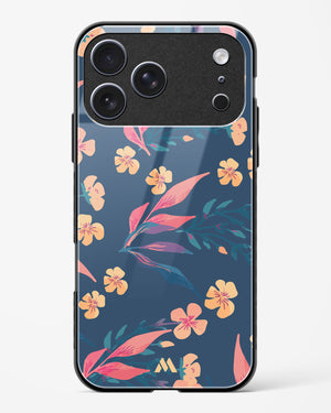 Midnight Daisies Glass Case Phone Cover (Apple)