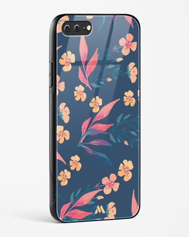 Midnight Daisies Glass Case Phone Cover (Apple)