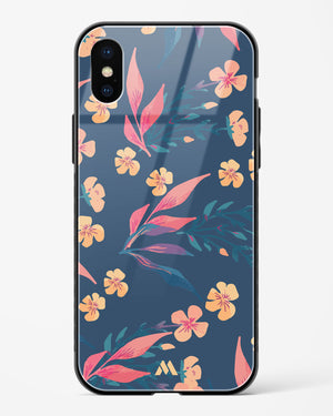 Midnight Daisies Glass Case Phone Cover (Apple)