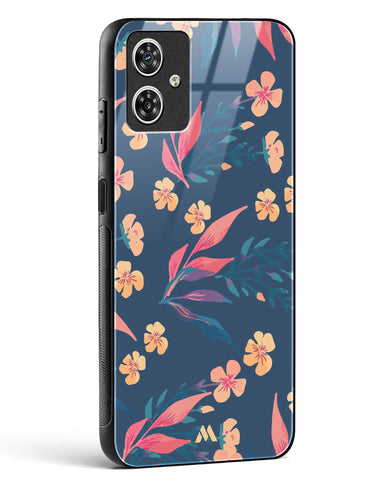 Midnight Daisies Glass Case Phone Cover-(Motorola)