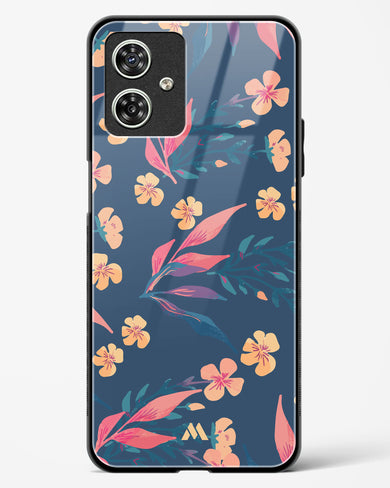 Midnight Daisies Glass Case Phone Cover (Motorola)
