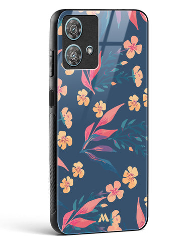 Midnight Daisies Glass Case Phone Cover (Motorola)