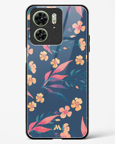 Midnight Daisies Glass Case Phone Cover-(Motorola)