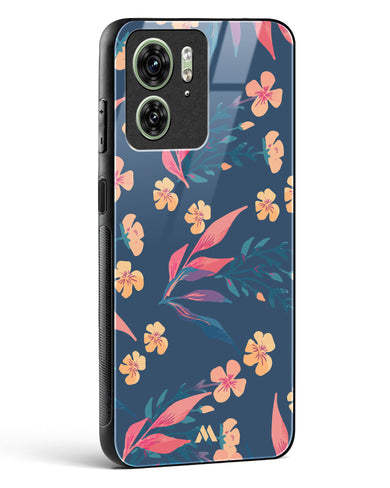 Midnight Daisies Glass Case Phone Cover-(Motorola)