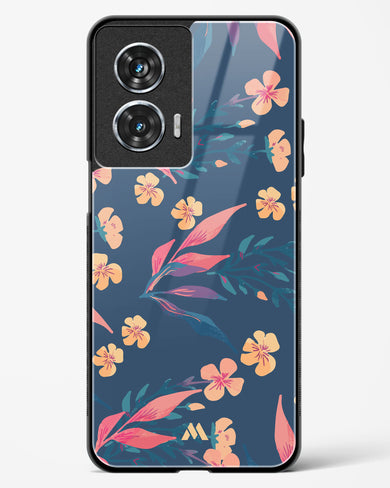 Midnight Daisies Glass Case Phone Cover (Motorola)