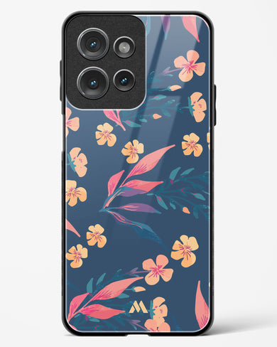 Midnight Daisies Glass Case Phone Cover (Motorola)