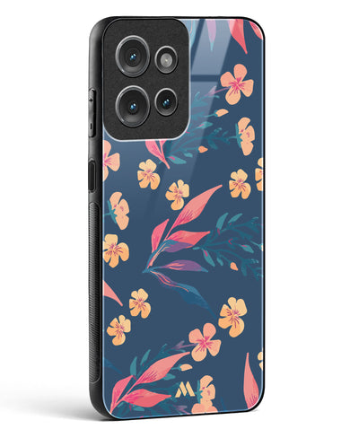 Midnight Daisies Glass Case Phone Cover (Motorola)