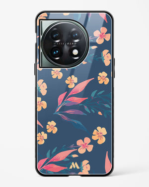 Midnight Daisies Glass Case Phone Cover (OnePlus)
