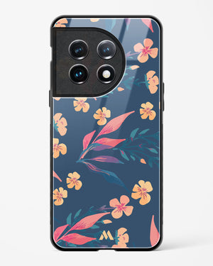 Midnight Daisies Glass Case Phone Cover (OnePlus)