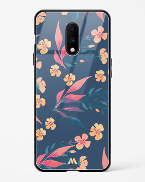 Midnight Daisies Glass Case Phone Cover (OnePlus)