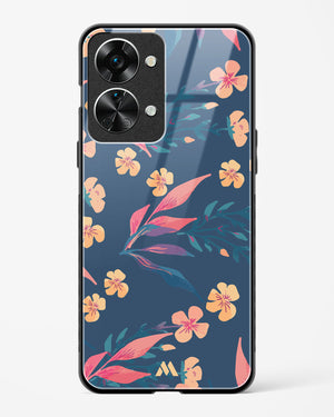 Midnight Daisies Glass Case Phone Cover (OnePlus)