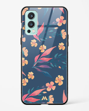Midnight Daisies Glass Case Phone Cover (OnePlus)