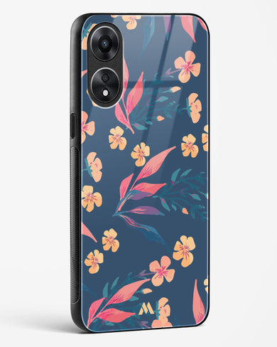 Midnight Daisies Glass Case Phone Cover (Oppo)