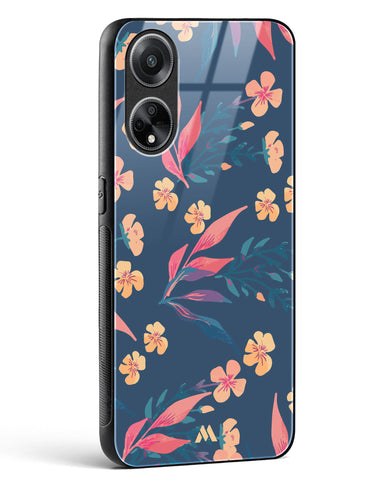 Midnight Daisies Glass Case Phone Cover (Oppo)