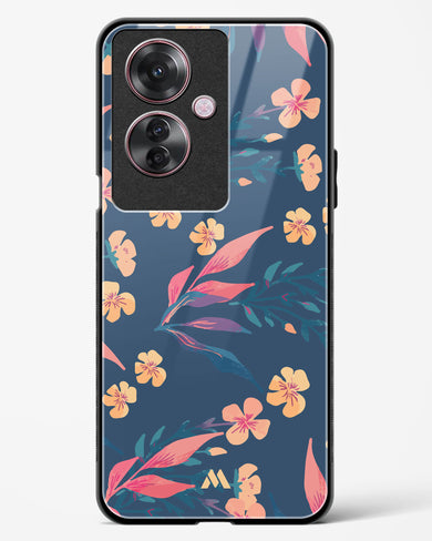 Midnight Daisies Glass Case Phone Cover (Oppo)