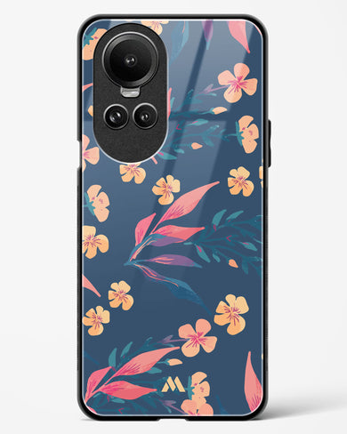 Midnight Daisies Glass Case Phone Cover (Oppo)