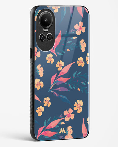 Midnight Daisies Glass Case Phone Cover (Oppo)