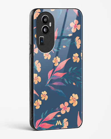 Midnight Daisies Glass Case Phone Cover (Oppo)