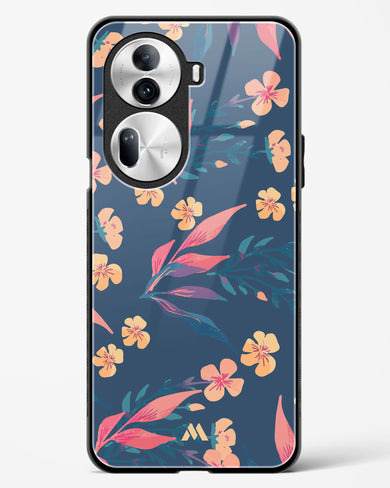 Midnight Daisies Glass Case Phone Cover (Oppo)