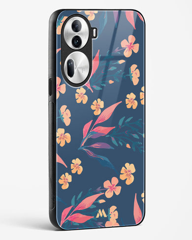 Midnight Daisies Glass Case Phone Cover (Oppo)