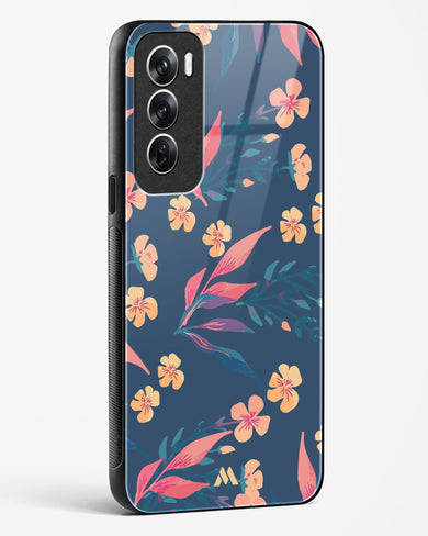 Midnight Daisies Glass Case Phone Cover (Oppo)