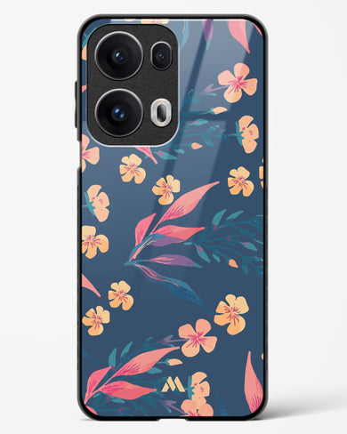 Midnight Daisies Glass Case Phone Cover (Oppo)
