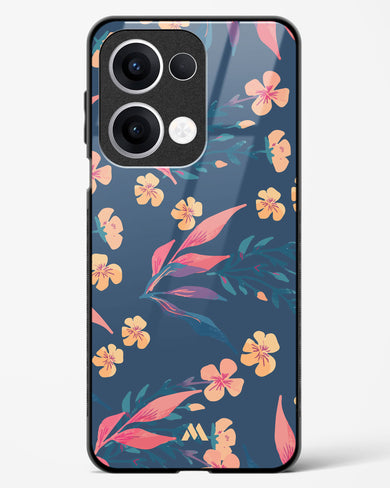 Midnight Daisies Glass Case Phone Cover (Oppo)