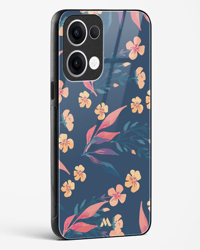 Midnight Daisies Glass Case Phone Cover (Oppo)