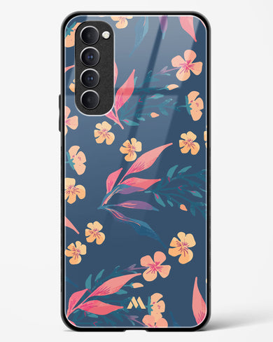 Midnight Daisies Glass Case Phone Cover (Oppo)