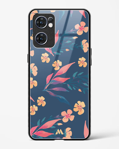 Midnight Daisies Glass Case Phone Cover (Oppo)