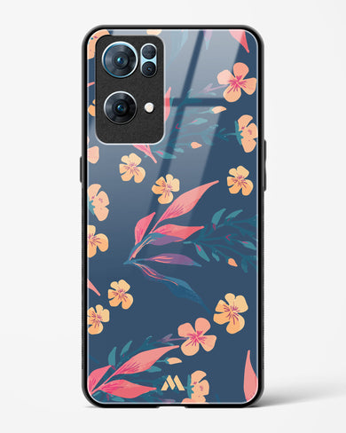 Midnight Daisies Glass Case Phone Cover (Oppo)