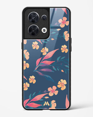 Midnight Daisies Glass Case Phone Cover (Oppo)