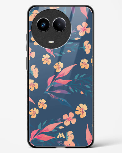 Midnight Daisies Glass Case Phone Cover (Realme)