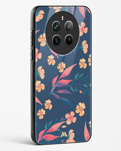 Midnight Daisies Glass Case Phone Cover (Realme)