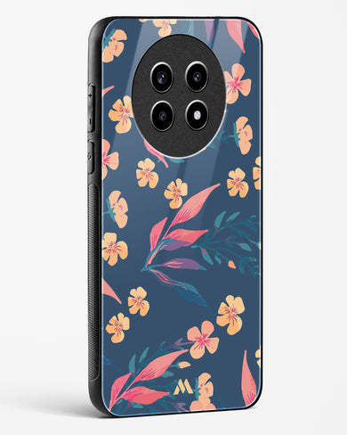 Midnight Daisies Glass Case Phone Cover (Realme)