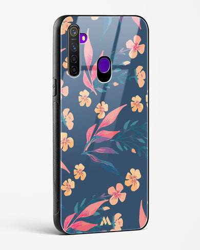 Midnight Daisies Glass Case Phone Cover (Realme)