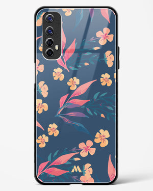 Midnight Daisies Glass Case Phone Cover (Realme)