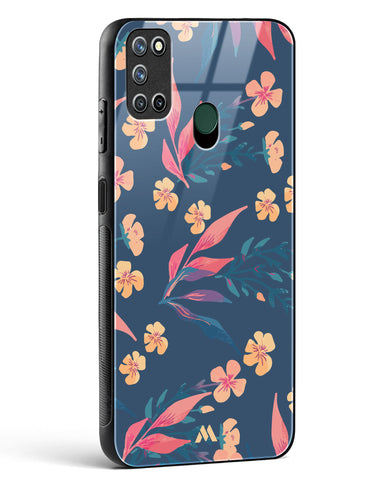 Midnight Daisies Glass Case Phone Cover (Realme)