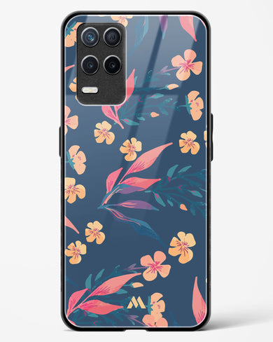 Midnight Daisies Glass Case Phone Cover (Realme)