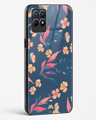 Midnight Daisies Glass Case Phone Cover (Realme)