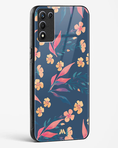 Midnight Daisies Glass Case Phone Cover (Realme)